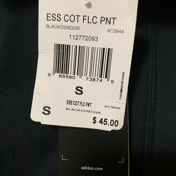 adidas ess cot flc jog